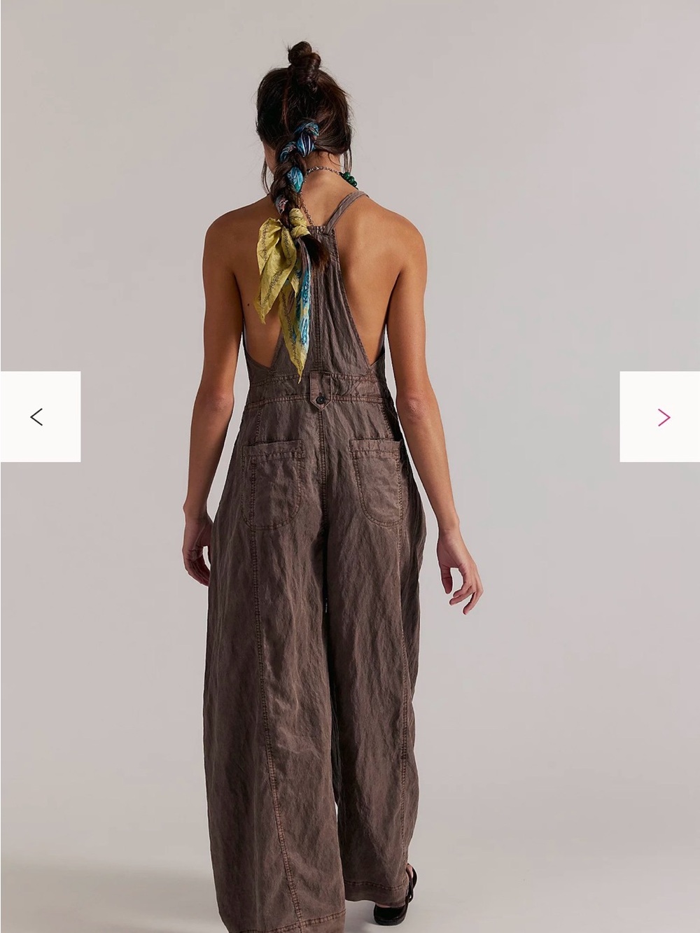 Free People Sylvia Barrel One-Piece Small Color: Double Espresso NWT - Picture 3 of 6